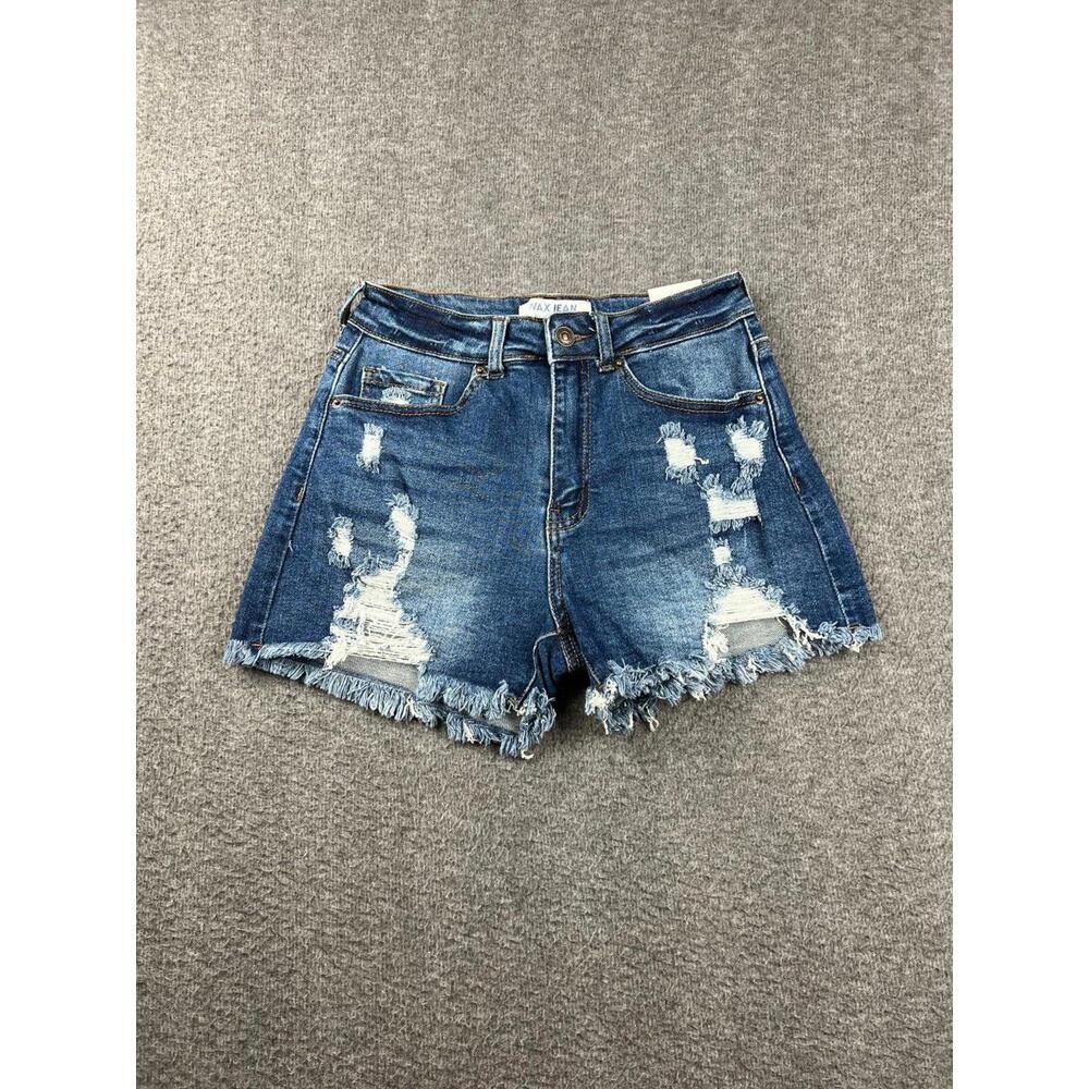 NAX Jean Collection Women's Distressed‎ Denim Shorts Size Small